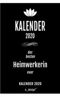 Kalender 2020 für Heimwerker / Heimwerkerin