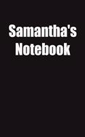 Samantha's Notebook: 6x9 Lined Notebook, Gift For a Friend or a Colleague (Gift For Someone You Love)