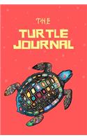 The Turtle Journal: Blank Unlined Planner/ Journal Size 6x9 for Kids to Draw In