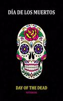 Day of the Dead Notebook: Día de los Muertos: Ruled White Paper to Write in- Blank Lined Workbook for Writing Notes - Large Note Book for Women, Adult, Teen(15 Sugar Skull)