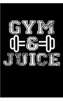 Gym & Juice: Hangman Puzzles Mini Game Clever Kids 110 Lined Pages 6 X 9 In 15.24 X 22.86 Cm Single Player Funny Great Gift