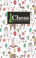 Chess Scorebook: Chess Notation Book, Chess Records Book, Chess Score Sheets, Chess Match Log Book, Record Your Games, Log Wins Moves, Tactics & Strategy, Cute Farm (64 Chess Scorebooks)
