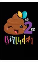 My 2nd Birthday: Birthday Notebook For Kids Age 2