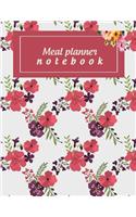 Meal planner notebook