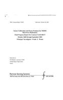Sensor Calibration and Ocean Products for Trmm Microwave Radiometer