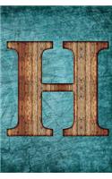 Monogrammed Notebook - H