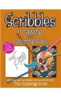 Scribbles Drawing and Colouring Book
