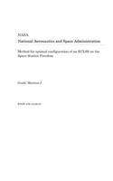 Method for Optimal Configuration of an Eclss on the Space Station Freedom
