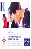 ADVANCED PERFORMANCE MANAGEMENT (APM) - POCKET NOTES