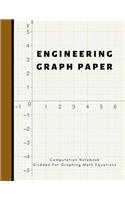 Engineering Graph Paper Computation Notebook Gridded for Graphing Math Equations