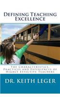 Defining Teaching Excellence