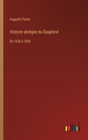 Histoire abrégée du Dauphiné