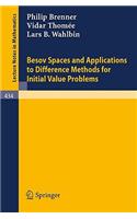 Besov Spaces and Applications to Difference Methods for Initial Value Problems