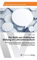 Rolle Von Politischer Bildung Im Lehramtsstudium