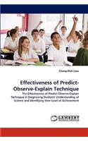Effectiveness of Predict-Observe-Explain Technique