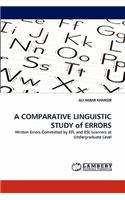Comparative Linguistic Study of Errors