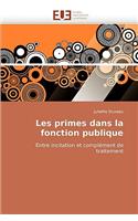 Les Primes Dans La Fonction Publique