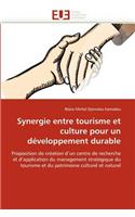 Synergie Entre Tourisme Et Culture Pour Un D?veloppement Durable