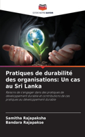 Pratiques de durabilité des organisations