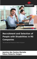 Recruitment and Selection of People with Disabilities in RS Companies