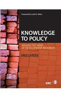 Knowledge to Policy