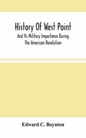 History Of West Point
