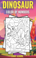 Dinosaur Color By Numbers
