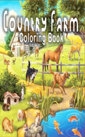 Country Farm Coloring Book