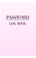 Password Log Book: Minimal Purple Cover Internet Password Log Book with Alphabetized Pages