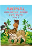 Animal Coloring Book for boys