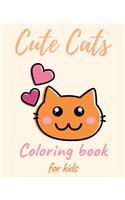 Cute Cats Coloring Book For Kids