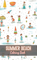 Summer Beach Coloring Book for Kids