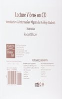 CD Lecture Series for Introductory & Intermediate Algebra for College Students