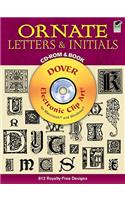 Ornate Letters and Initials CD-ROM and Book