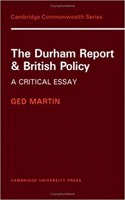 The Durham Report and British Policy
