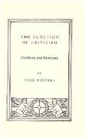 Function of Criticism