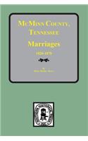 McMinn County, Tennessee Marriages 1820-1870