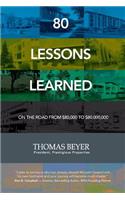 80 Lessons Learned