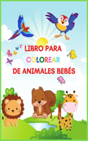 Libro Para Colorear De Animales Bebés