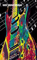 Guitar Tablature Notebook: 120 Pages Guitarist Notebook, Vibrant Electric Guitar Art Cover, 8.5 x 11 inches (21.59 x 27.94 cm)