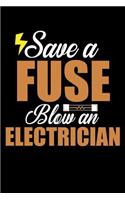 Save an fuse blow an electrician