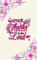Give Thanks to the Lord