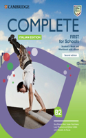 Complete First for Schools Student's Book and Workbook with eBook (Italian Edition)