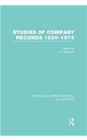 Studies of Company Records (Rle Accounting)