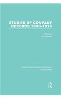 Studies of Company Records (RLE Accounting)