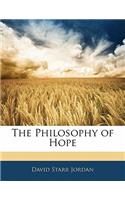 The Philosophy of Hope