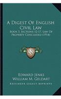 Digest of English Civil Law