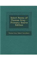 Select Poems of Thomas Gray