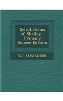 Select Poems of Shelley