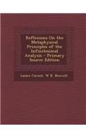 Reflexions on the Metaphysical Principles of the Infinitesimal Analysis